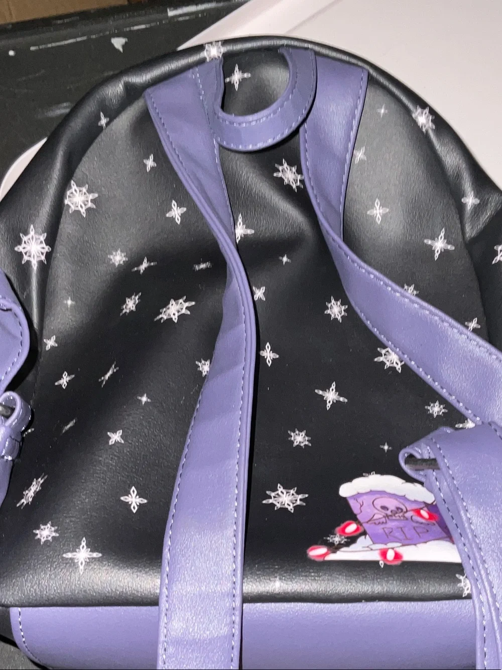 Disney The Nightmare Before Christmas Mini Backpack - Black & Purple - Picture 5 of 10